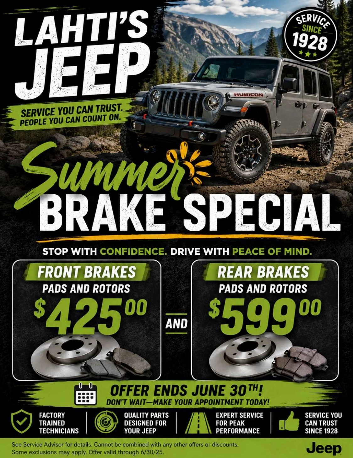 Summer Brake Special